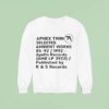 Aphex Twin Selected Ambient Works Apollo Records Sweatshirt