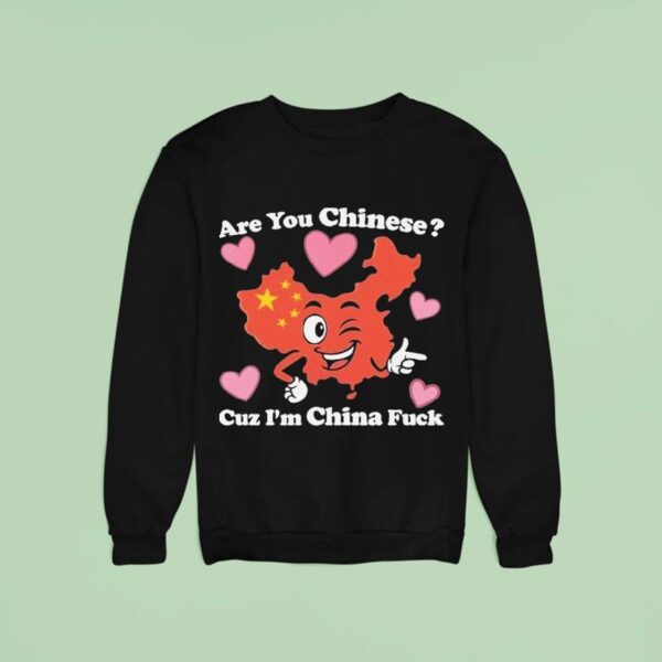 Are You Chinese Cuz I M China Fuck Sweatshirt