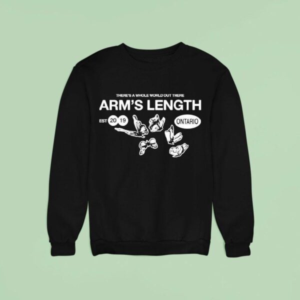 Arm S Length There S A Whole World Out There Butterfly Ontario Est Sweatshirt
