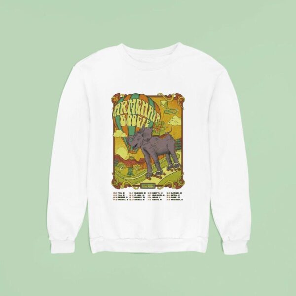Armchair Boogie Fall Tour Dates Elephan Sweatshirt