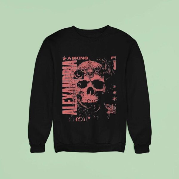 Asking Alexandria Let The Dead Take Me Skull Sweatshirt