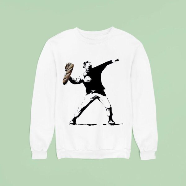 Assault With A Deli Weapon Style Flower Thrower Sweatshirt