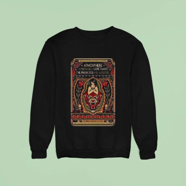 Atmosphere Cypress Hill Lupe Fiasco The Pharcyde Dj Abilities St Paul Minnesota Aug Sweatshirt