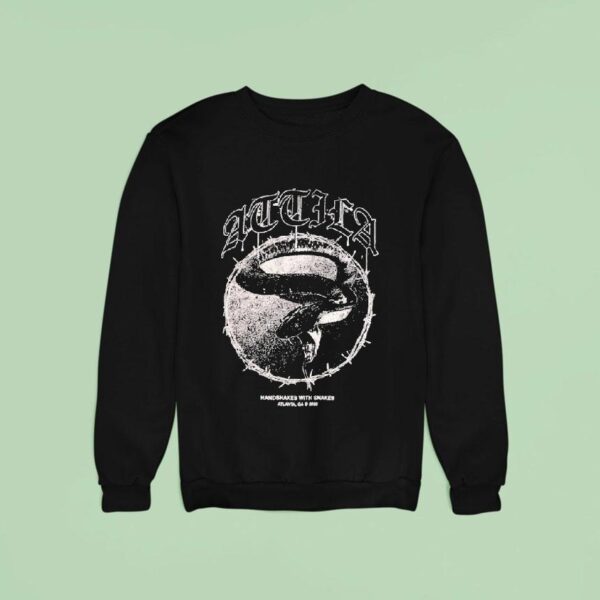 Attila Handshakes With Snakes Atlanta Snake Sweatshirt