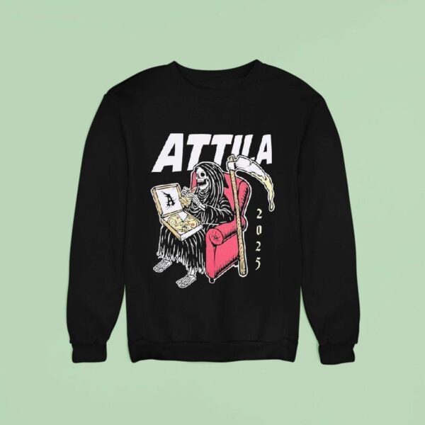 Attila Pizza Grim Reaper Sofa Sweatshirt
