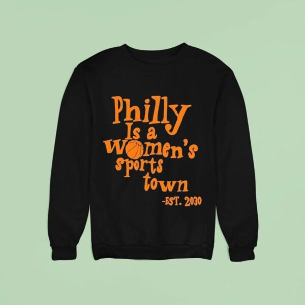 Aubrey Plaza Wearing Philly Is A Women S Sports Town Est Sweatshirt