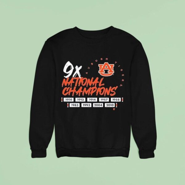 Auburn Tigers X Time National Champions Sweatshirt