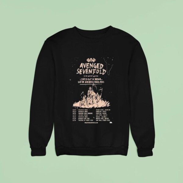Avenged Sevenfold Latin American Tour Sweatshirt