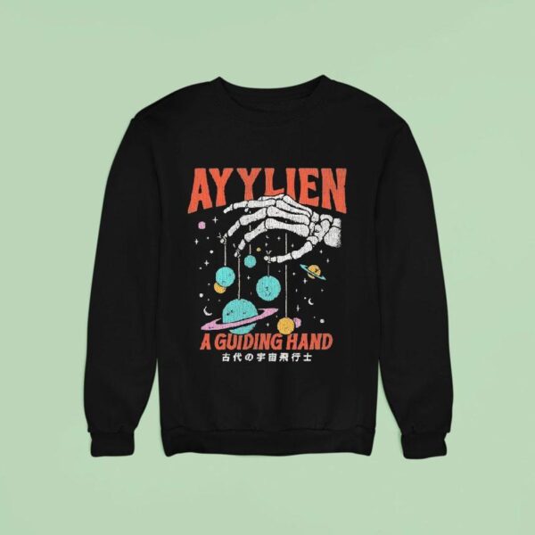 Ayylien A Guiding Hand Skeleton Sweatshirt