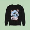 Ayylien See The Universe Skull Sweatshirt