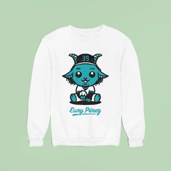 Baby Goat Eury Perez Miami Marlins Baseball Sweatshirt