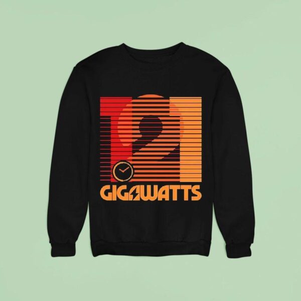 Back To The Future Gigawatts Minimal Design Sweatshirt