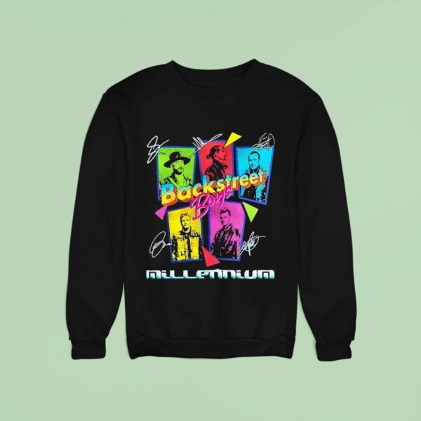 Backstreet Boys Millennium Tour Signatures Sweatshirt