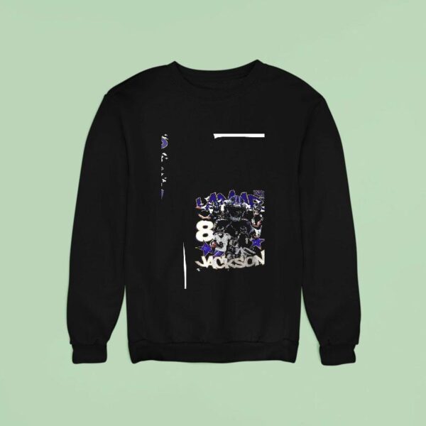 Baltimore Ravens Lamar Jackson Not Bad Rab X Mvp As A Qb Sweatshirt