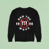 Ban The Wave Baseball Sweatshirt