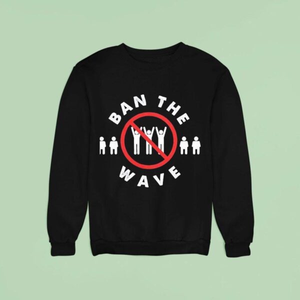 Ban The Wave Baseball Sweatshirt
