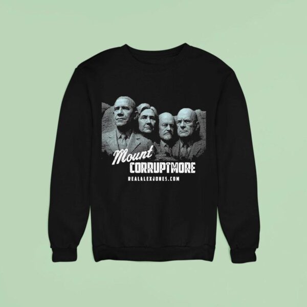 Barack Obama And Nancy Pelosi Mount Corruptmore Alex Jones Sweatshirt