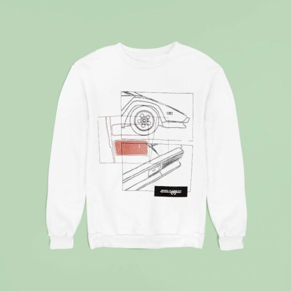 Bat Gear Lamborghini Countach Line Bring A Trailer Sweatshirt