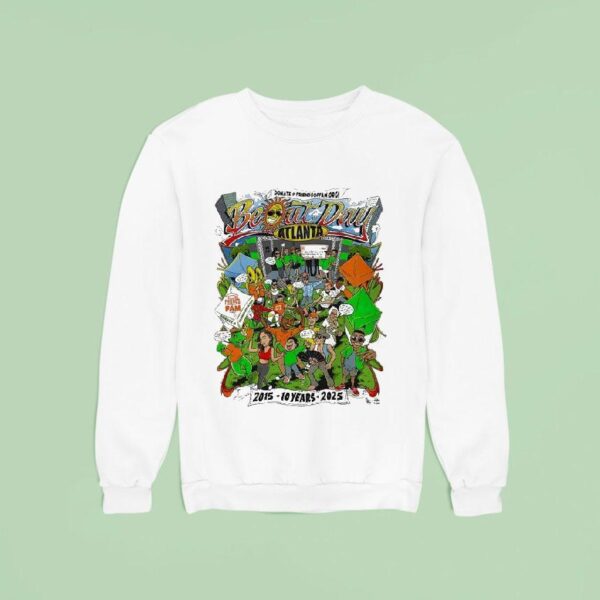 Be Out Day Atlanta Year Anniversary Colorful Even Sweatshirt