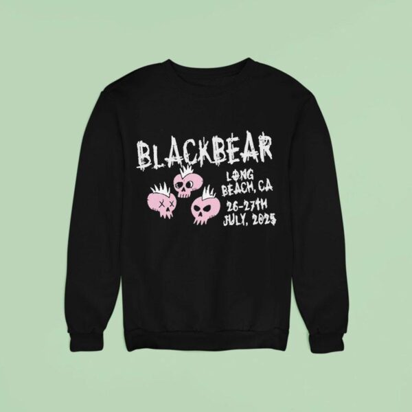 Beartrap Long Beach Ca Skull Sweatshirt