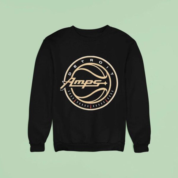 Big Detroit Amps Basketball Logo Sweatshirt