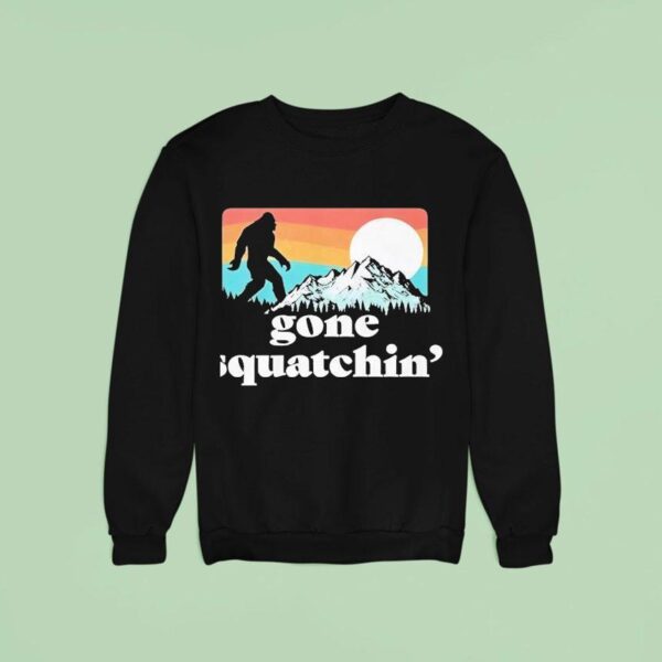 Bigfoot Gone Squatchin Vintage Sweatshirt