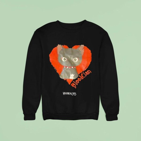 Black Cat Bloodclan Warrior Cats Sweatshirt