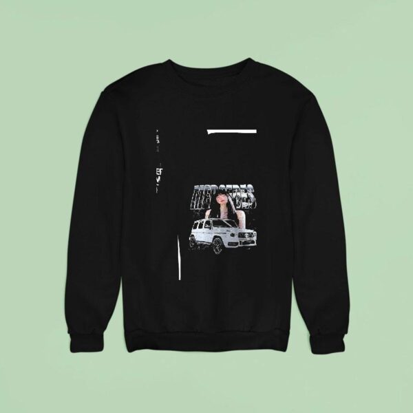 Black Pink Lisa Mercedes Luxury Meets Adventure Stronger Than Time Sweatshirt
