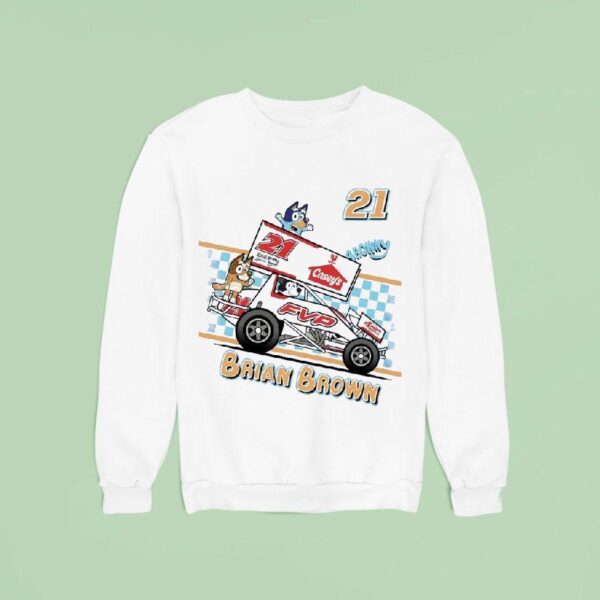 Bluey Brian Brown Casey S Fvp Racing Sweatshirt