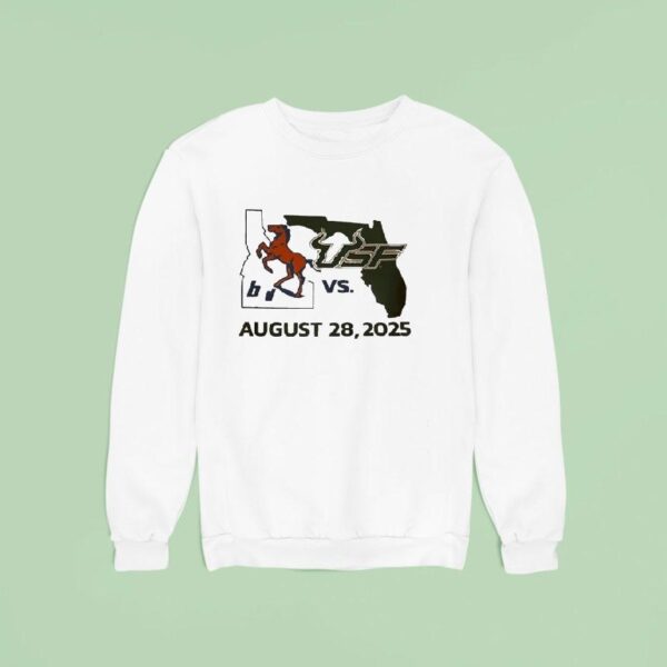 Boise State Broncos Vs South Florida Bulls August Sweatshirt