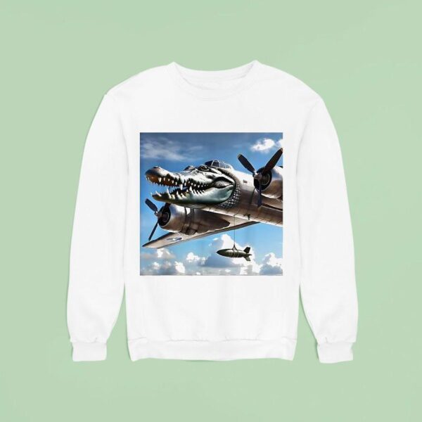Bombardino Crocodilo Gator Italian Brainrot Meme Sweatshirt