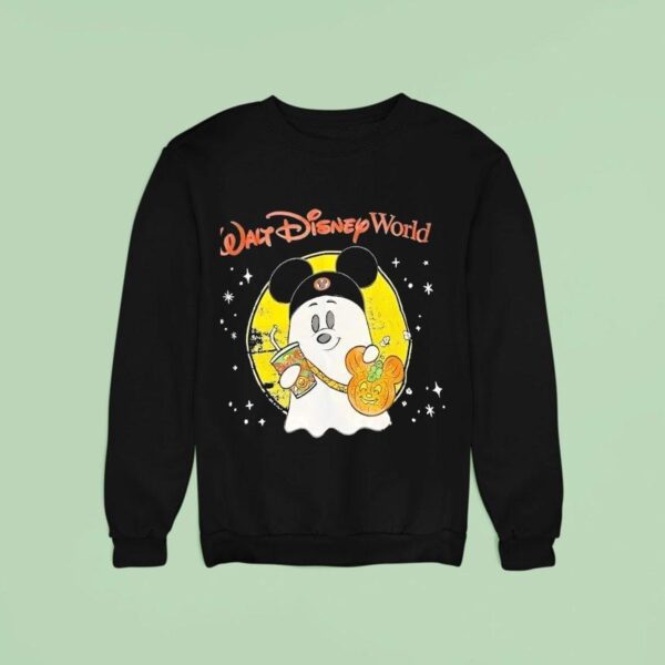 Boo Mickey Mouse Walt Disney World Halloween Sweatshirt