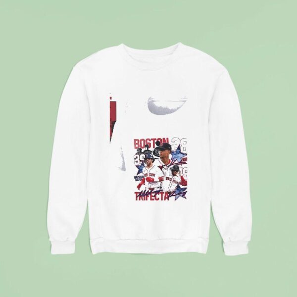 Boston Red Sox Marcelo Mayer Roman Anthony Trifecta Beware Of Dogs Signature Sweatshirt