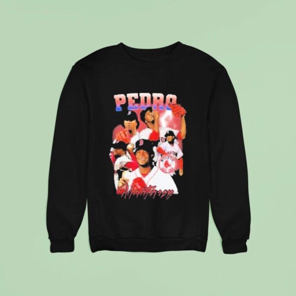 Brayan Bello Wearing Pedro Martnez Sweatshirt