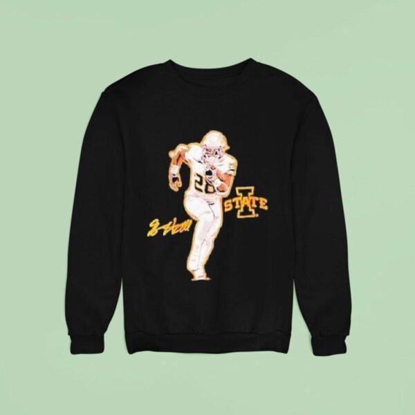 Breece Hall Superstar Pose Iowa Hawkeyes Sweatshirt