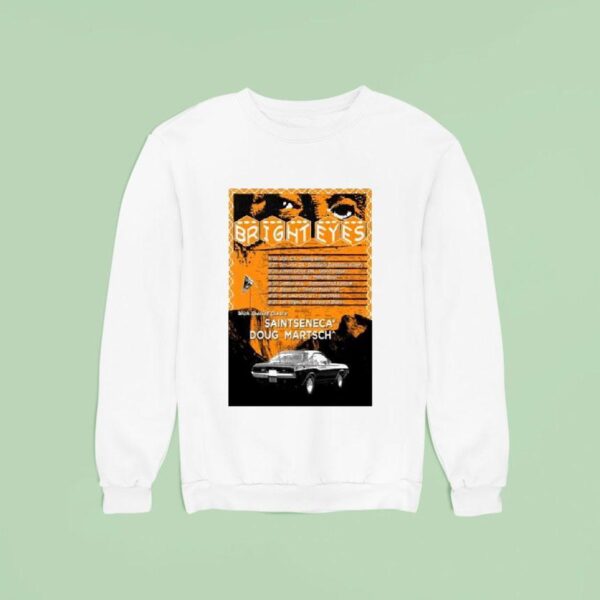 Bright Eyes St Seneca Doug Martsch August And September Tour Sweatshirt