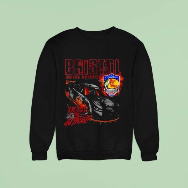 Bristol Motor Speedway Catch The Action Signature Sweatshirt