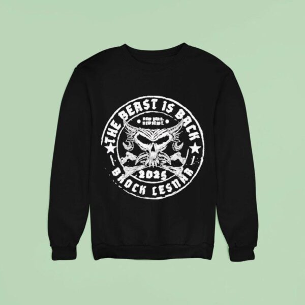Brock Lesnar The Beast Is Back Wwe Sweatshirt