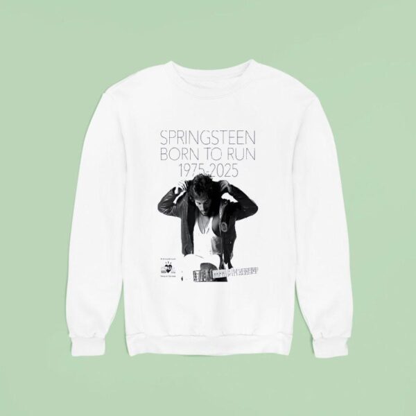 Bruce Springsn Th Anniversary Born To Run Sweatshirt