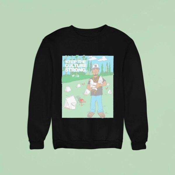 Budzandbaddiez Keep The Culture Strong Rooster Sweatshirt
