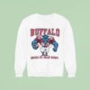 Buffalo Horns Up Head Down Buffalo Bills Football Sweatshirt
