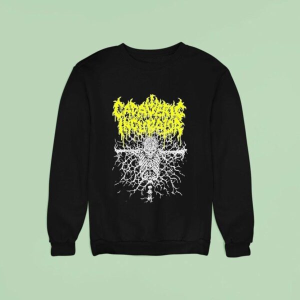 Cadaveric Incubator Skeletal Cross Sweatshirt