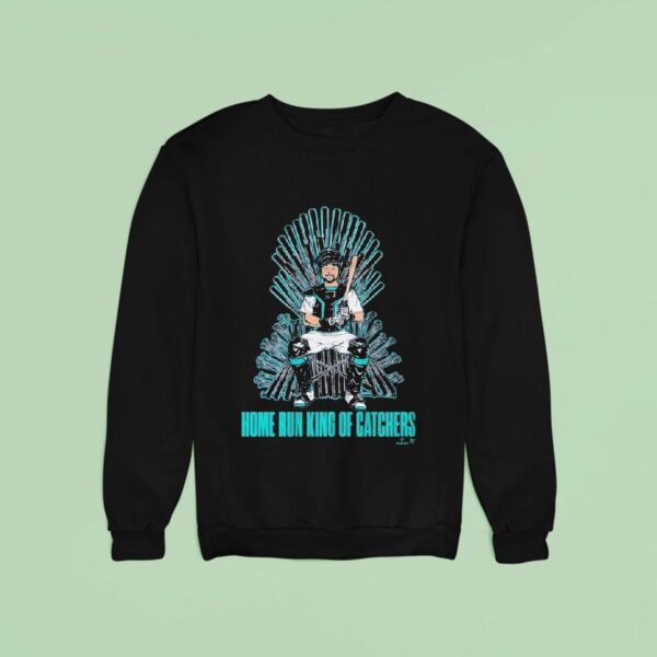 Cal Raleigh Home Run King Of Catchers Sweatshirt