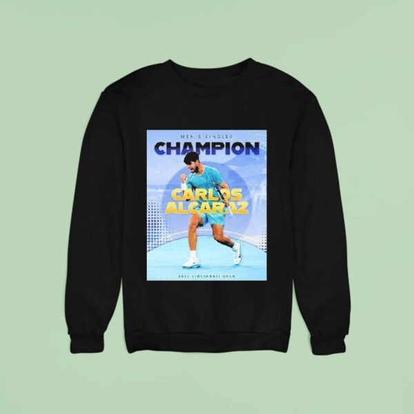 Carlos Alcaraz Tennis Spanish Claims First Cincinnati Open Men Singles Champions Sweatshirt