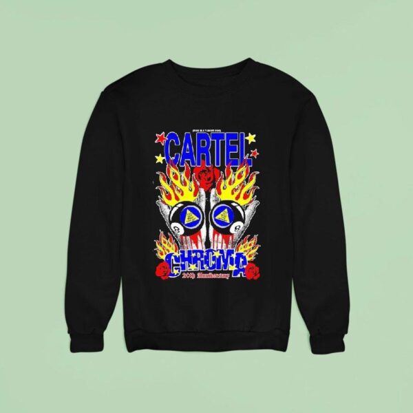 Cartel X Double Wonderful Chroma Th Anniversary Date Tour Magic Ball Sweatshirt
