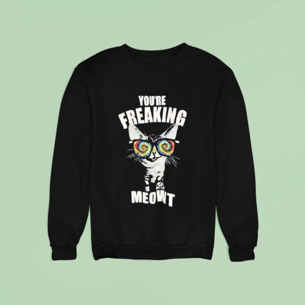 Cat You Re Freaking Meow Sweatshirt
