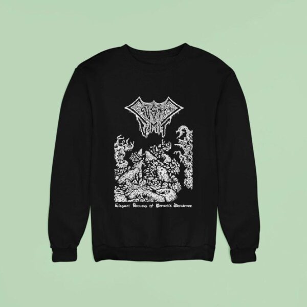 Caustic Vomit Eloquent Requiems Of Necrotic Decadence Sweatshirt
