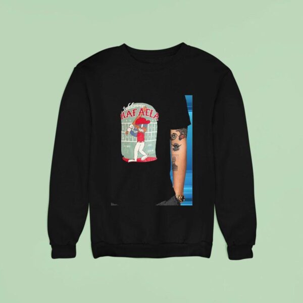 Ceddanne Rafaela Boston Red Sox Baseball Cartoon Sweatshirt