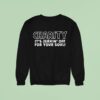 Charity It S Jerkin Off For Your Soul Sweatshirt