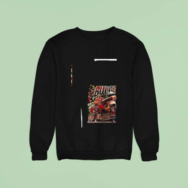 Chicago Bulls Scottie Pippen Michael Jordan Built For Greatness Lockdown Defense Graphic Sweatshirt